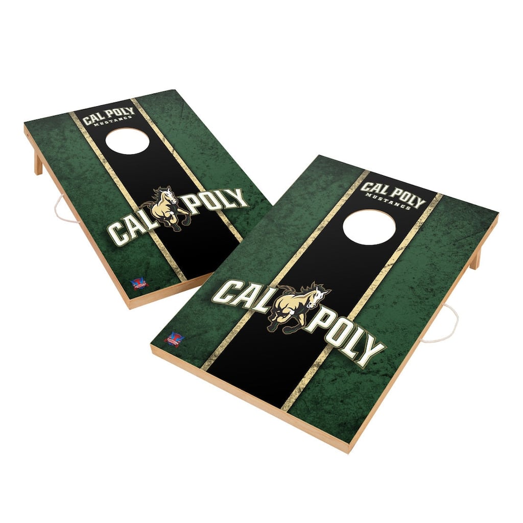 Vintage Cal Poly Mustangs Regulation 2x4 Cornhole Set