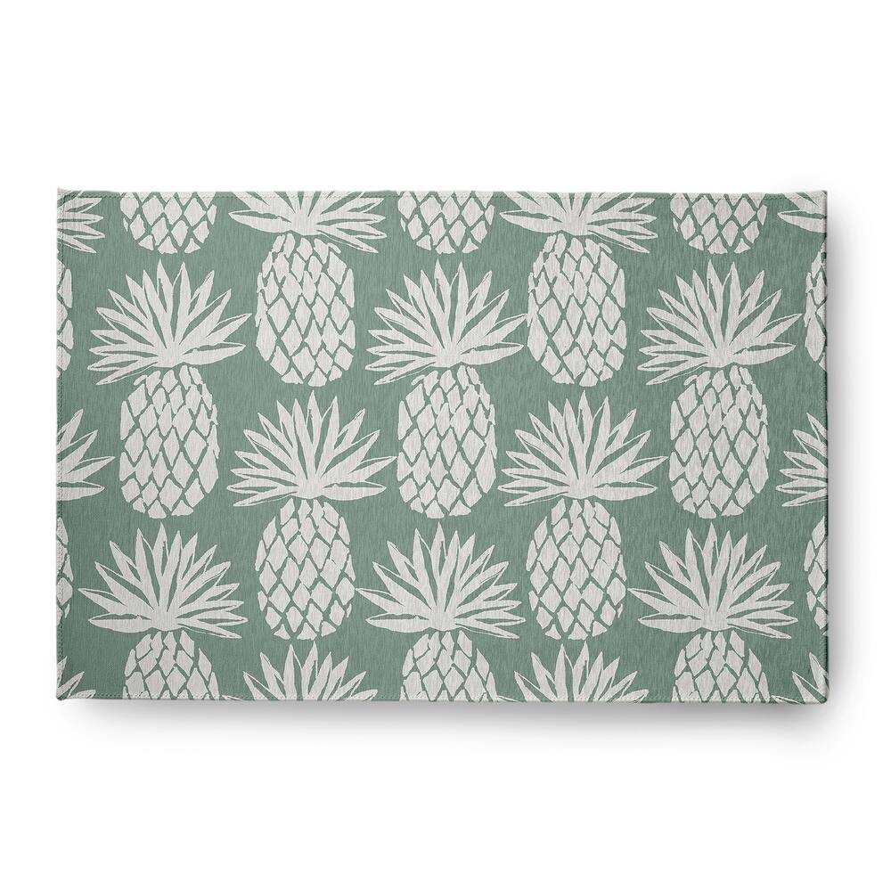 Pineapple Pattern Indoor/Outdoor Rug