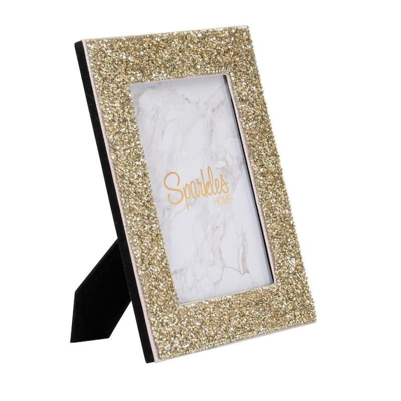 Sparkles Home Luminous Rhinestone Picture Frame - 4x6 - Champagne