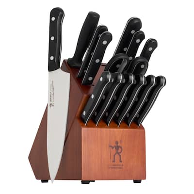 Henckels Solution 15-pc Knife Block Set with Prep Knife, Walnut