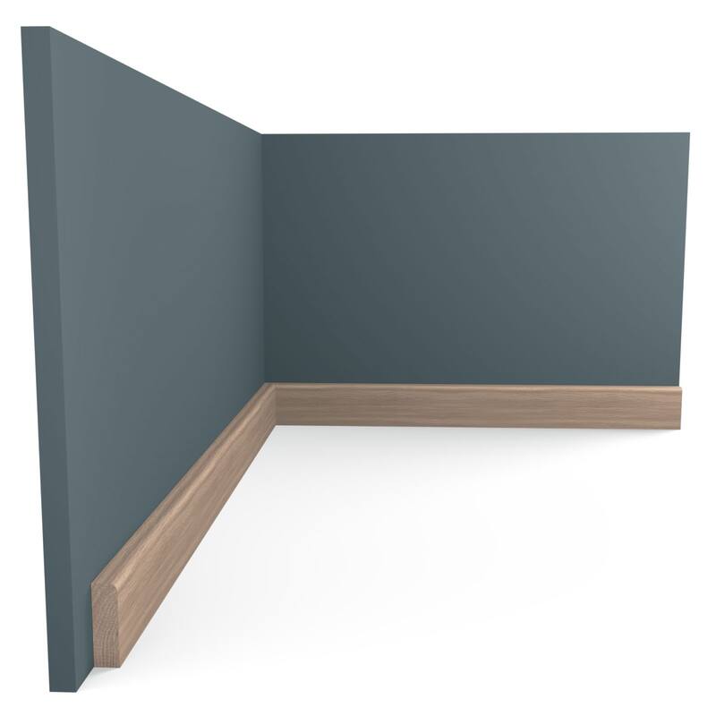 WM887: 3/8-in D x 1-1/4-in W x 96-in L Americraft Solid Hardwood Stain Grade S4S E1E Stop 887 Moulding