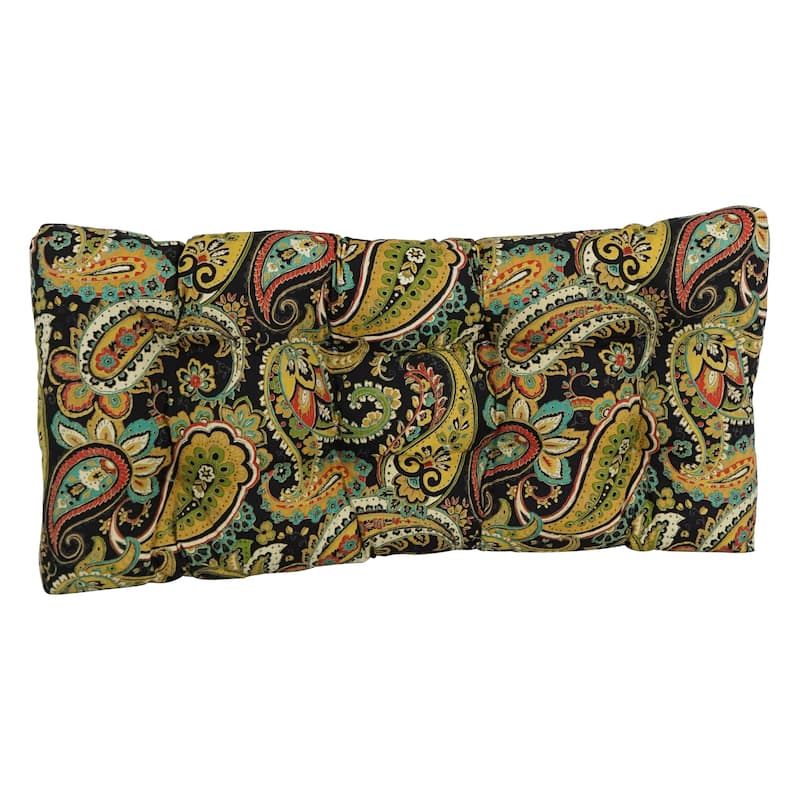 42-inch by 19-inch Tufted Indoor/Outdoor Loveseat/Bench Cushion - 19" x 42"