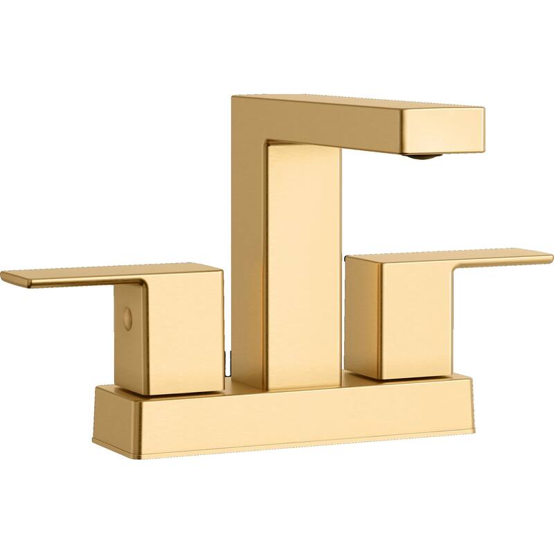 PROFLO Kelper 1.2 GPM Centerset Bathroom Faucet with Pop-Up Drain - Brushed Gold