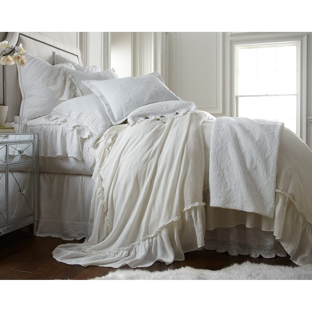 Caprice, Linen, Ivory, Duvet Cover
