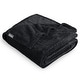 preview thumbnail 52 of 109, Bare Home Microplush Fleece Blanket - Ultra-Soft - Cozy Fuzzy Warm Full - Queen - Chevron Black