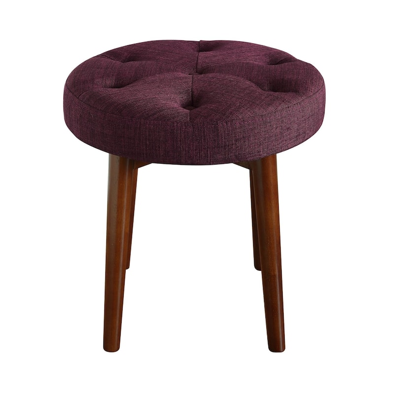 Elle Decor Penelope Round Tuft Stool