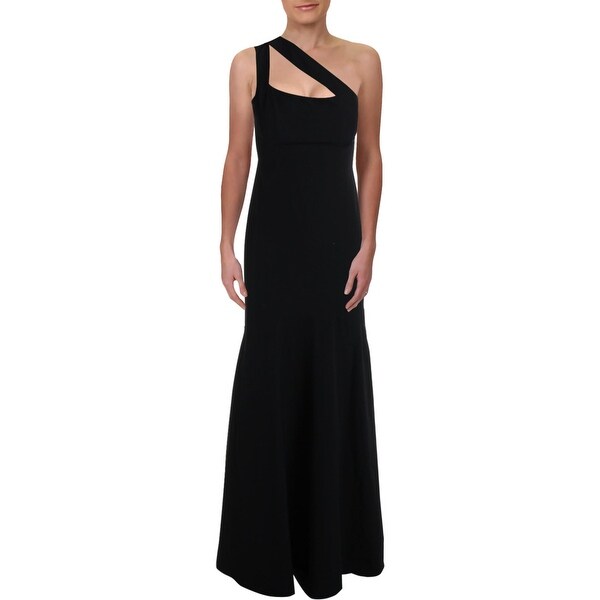Laundry by Shelli Segal Women's Crepe Cutout One Shoulder Mermaid Gown. Opens flyout.