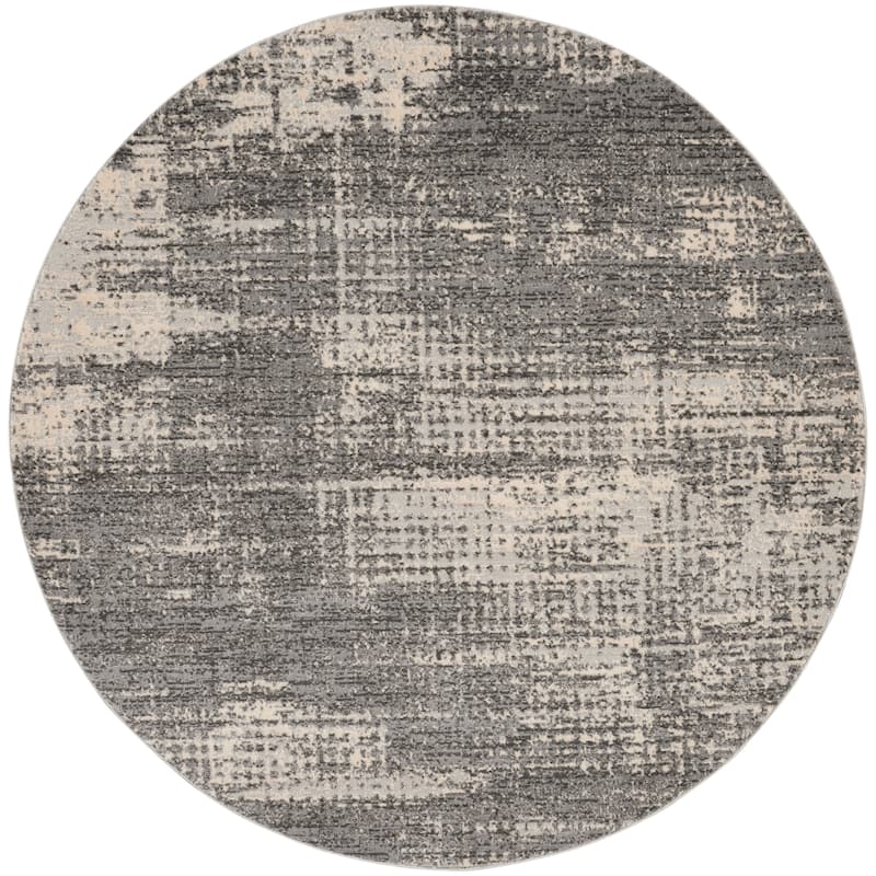 Calvin Klein Rush Abstract Modern Neutral Area Rug