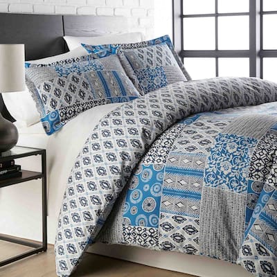 Global Patchwork Down Alternative Comforter and Sham Set