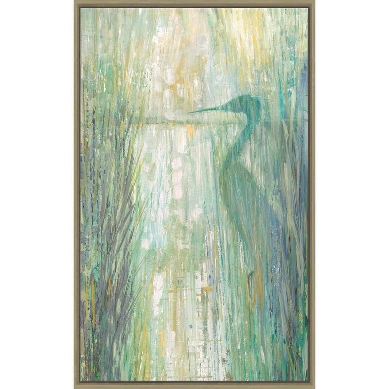 "Morning Egret II" by Ruane Manning Print on Floating Canvas
