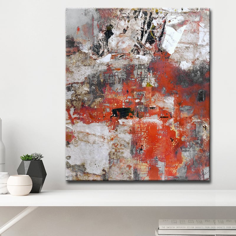 Ready2HangArt 'Abstract ABS V' Modern Canvas Wall Art