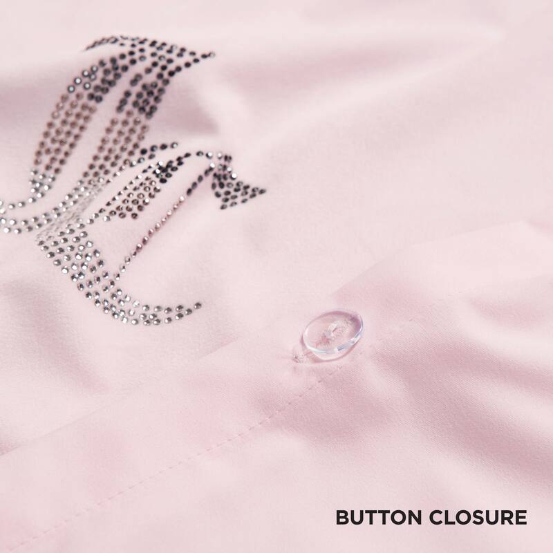 Juicy Couture Jenny Velour Striped Jacquard Duvet Sets