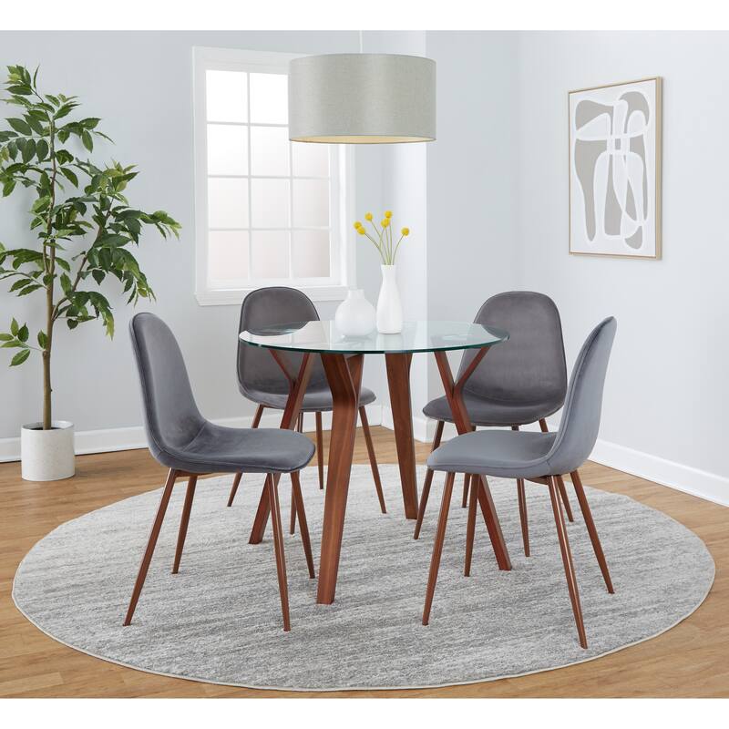 Carson Carrington Sala Stone 5-Piece Round Dining Set