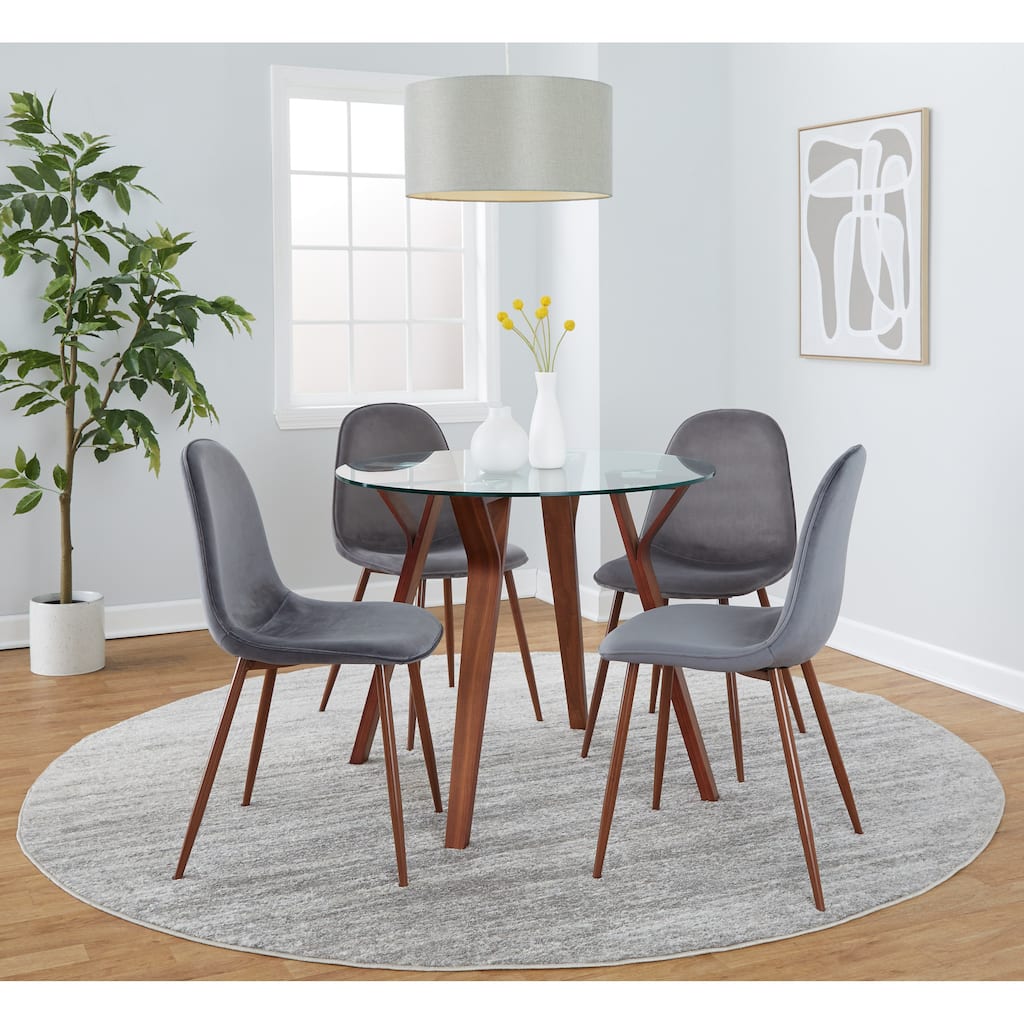Carson Carrington Sala Stone 5-Piece Round Dining Set