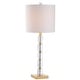 preview thumbnail 9 of 15, Nala 28.5" Crystal LED Table Lamp, Clear/Brass (Set of 2) by JONATHAN Y