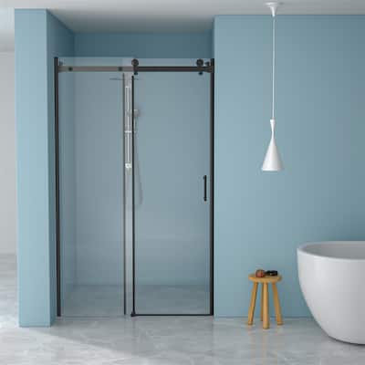 48"W x 76"H Single-Slide Shower Door