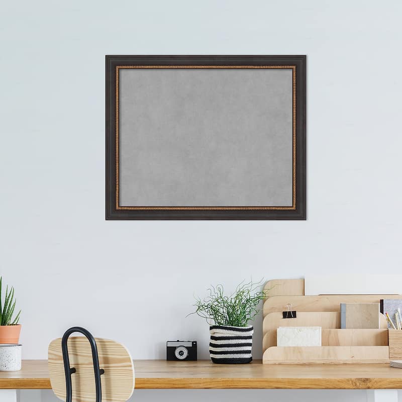 Amanti Art Ashton Black Framed Magnetic Board