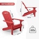 preview thumbnail 3 of 10, WINSOON All Weather HIPS Outdoor Plastic Adirondack Chairs Set of 4