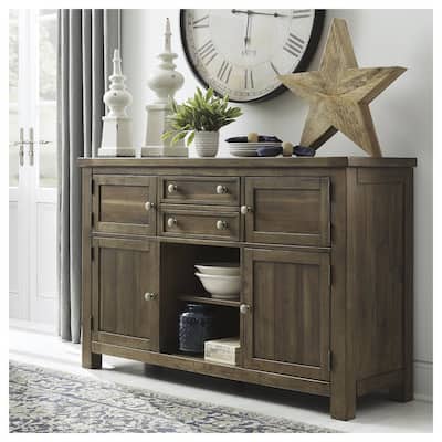Signature Design by Ashley Mykolaiv Grey-brown Dining Room Server