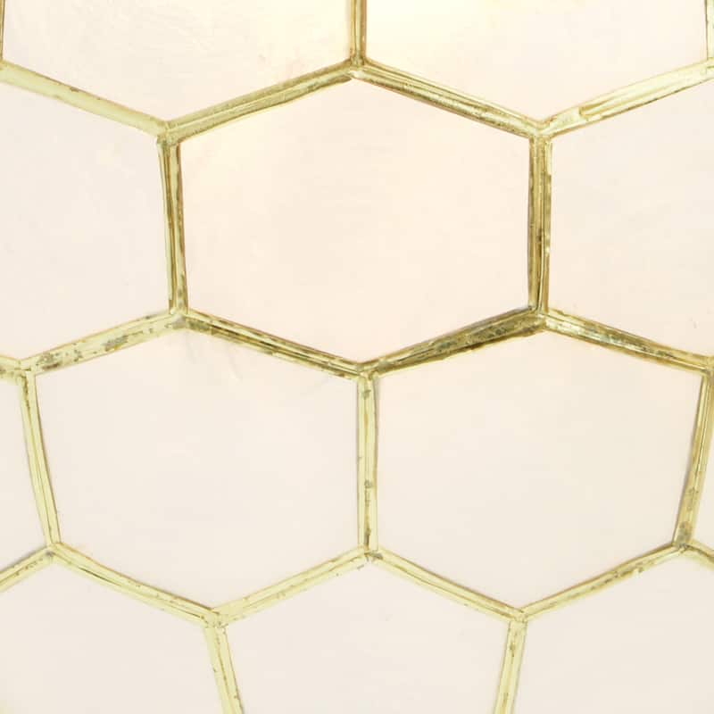 Capiz Honeycomb Globe Pendant Light