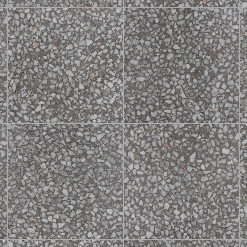 Merola Tile Farnese Amalfi Grafito 11-1/2" x 11-1/2" Porcelain Floor and Wall Tile