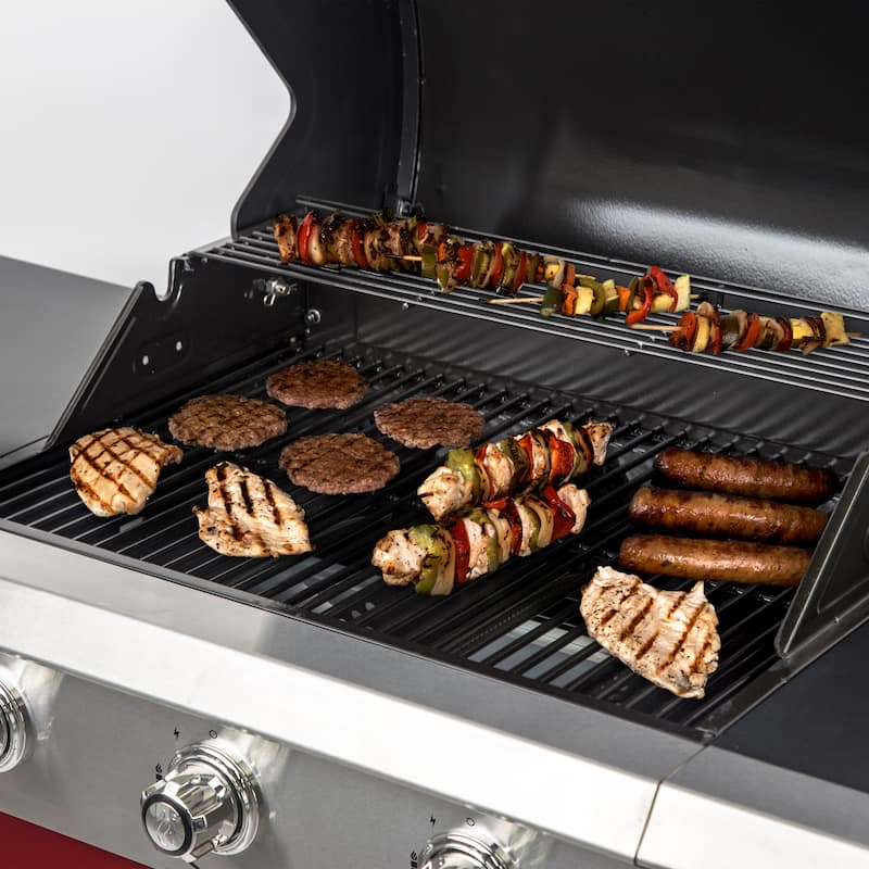 Dyna-Glo 3 Burner Red LP Gas Grill