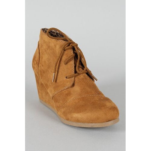 boot wedges with laces