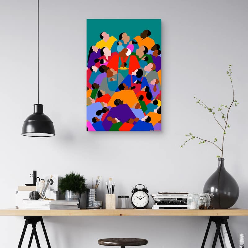 Fatherhood by Synthia SAINT JAMES Canvas Art Print