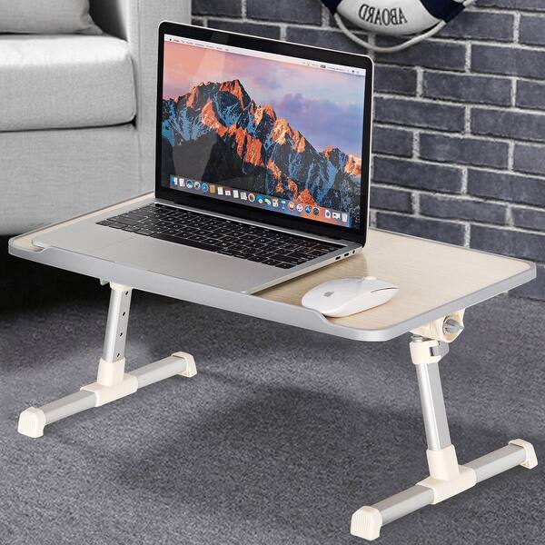 Shop Costway Portable Lap Desk Folding Laptop Computer Table