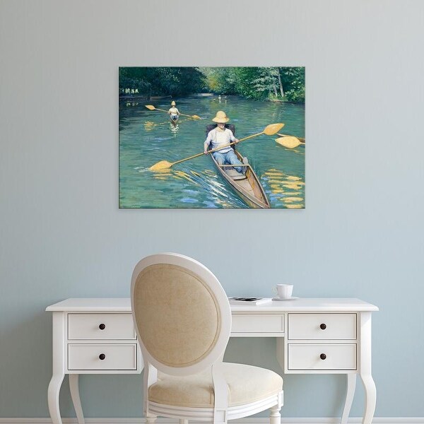 Easy Art Prints 's 'Skiffs, 1877' Premium Canvas Art