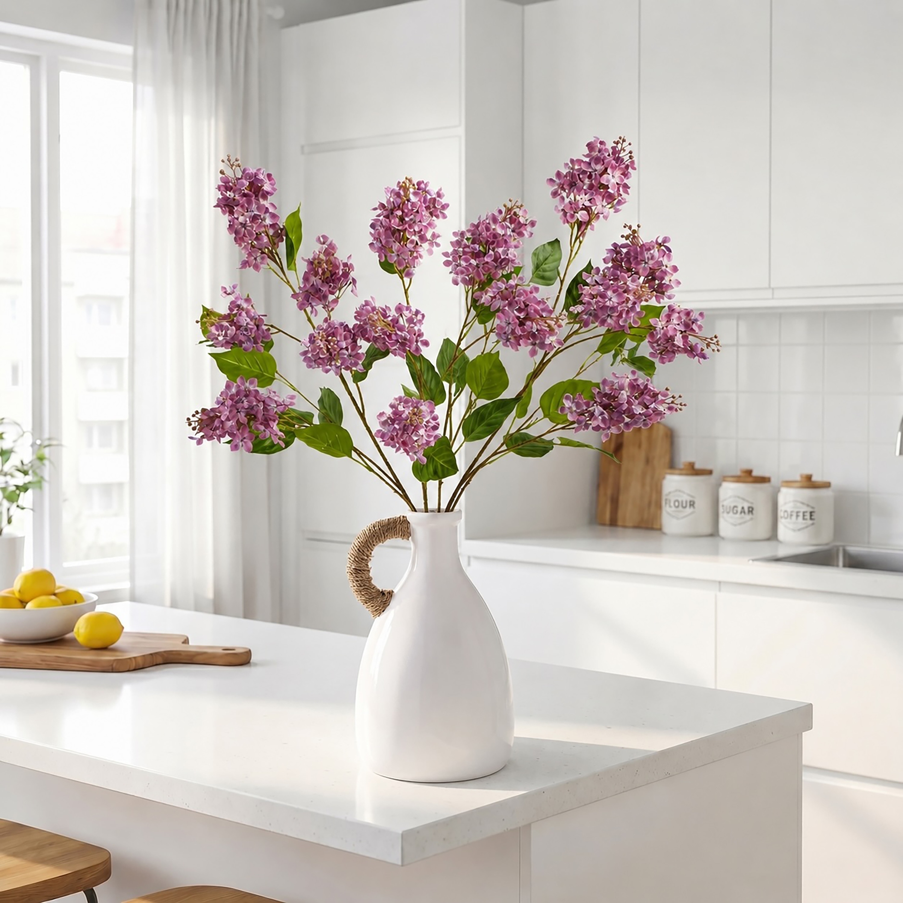 40" Spring Cut Lilac Spray Set of 3