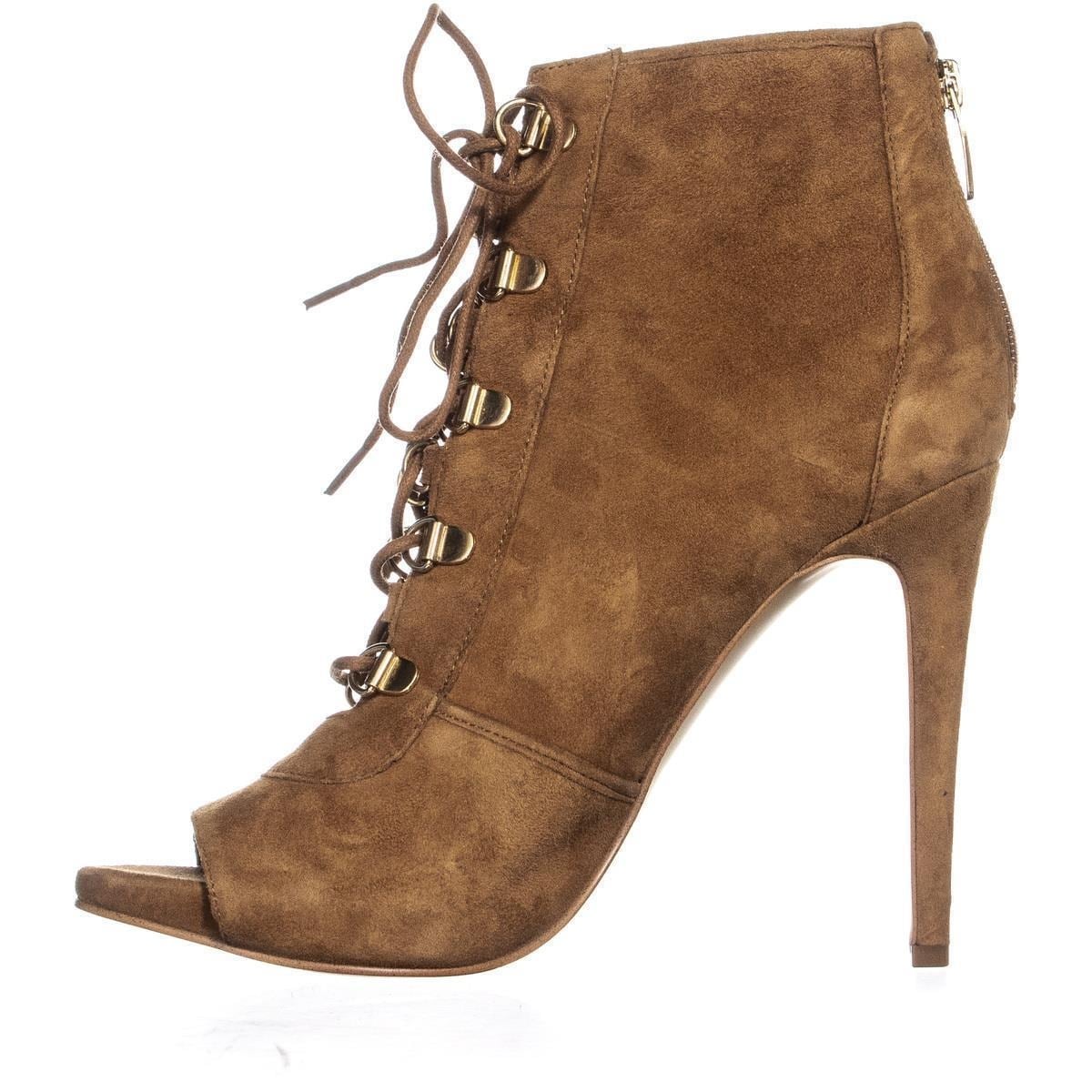 GUESS Alysa Lace Up Ankle Boots, Medium 