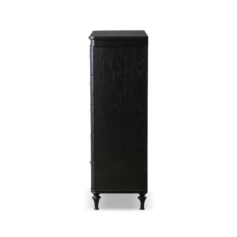Furniture of America Seabliss Glam Solid Wood 5-Drawer Bedroom Chest