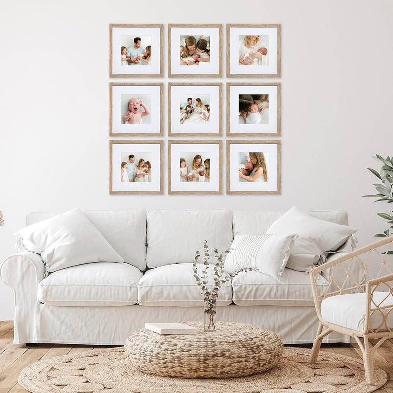 Sheffield Home 9 Piece Gallery Wall Frame Set,