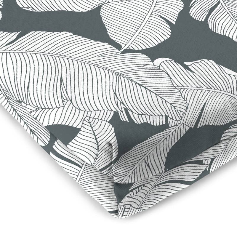 48" x 18" Outdoor Bench Cushion with Ties - 18'' L x 48'' W x 3.5'' H