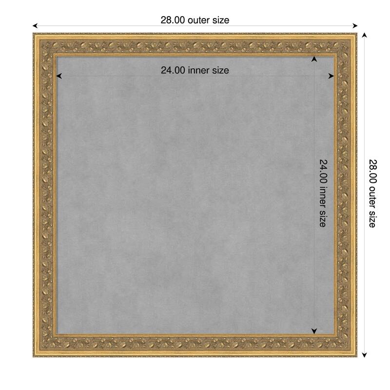 Amanti Art Carter Dark Gold Framed - 28 x 28 in