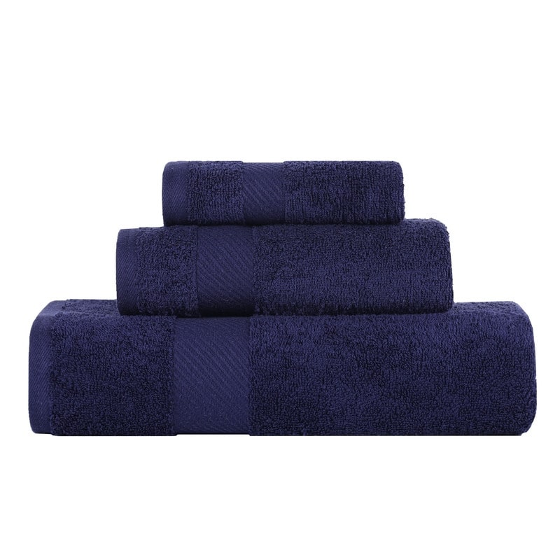 Luxury Egyptian Cotton Solid 3 Piece Bath Towel Set by Superior