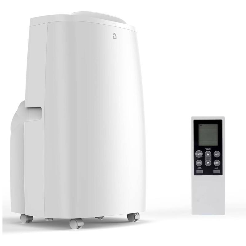 14,000 BTU Portable Air Conditioner for Room Bedroom Office - N/A - White