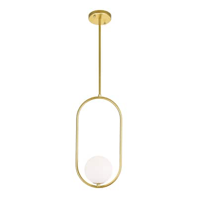 Celeste 1 Light Mini Pendant With Medallion Gold Finish - Medallion Gold