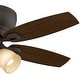 preview thumbnail 11 of 10, Casablanca 44" Durant Low Profile Ceiling Fan with LED Light Kit and Pull Chain