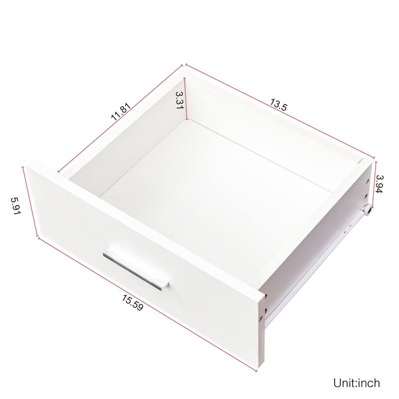Salon Station, Barber Stations with 2-Tier Storage Shelf with Door, Hair Styling Storage Cabinet with 2 Drawer