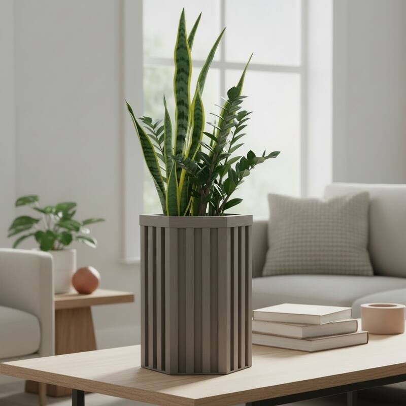 Hexagon Column Planter