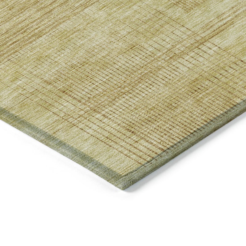 Machine Washable Indoor/ Outdoor Chantille Contemporary Imprints Rug