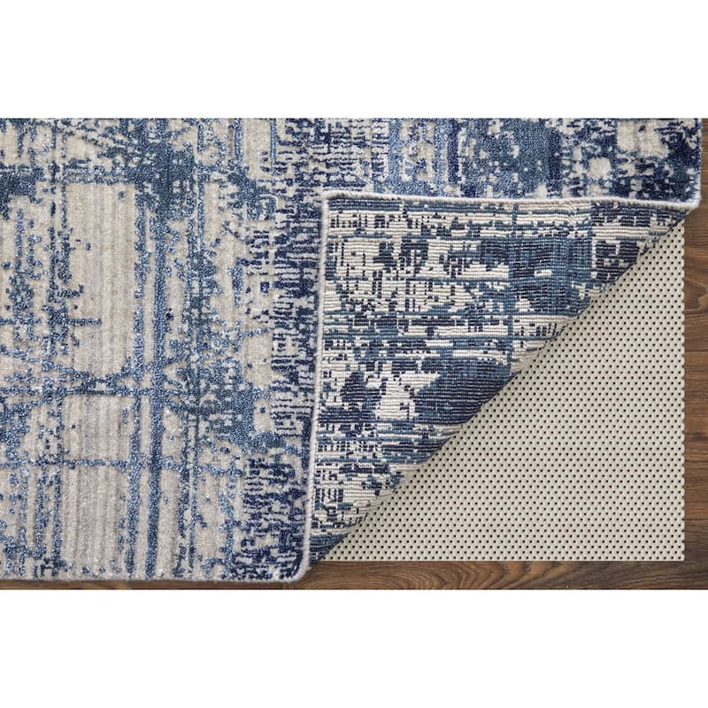 Grand Bazaar Kinton Hand Woven Abstract Modern Area Rug
