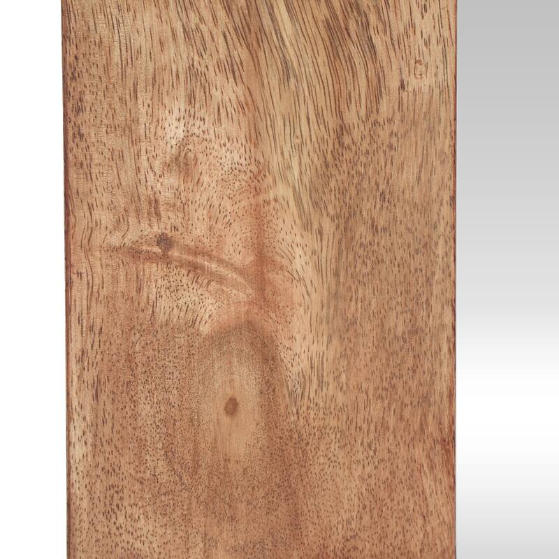 Ridgeway Boho Handcrafted Rectangular Mango Wood Wall Mirror by Christopher Knight Home - 24.00" L x 1.00" W x 36.00" H