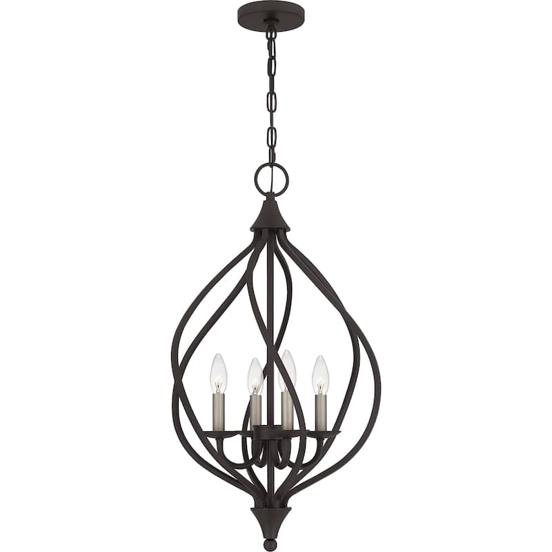 Dupont 4-Light Old Bronze Pendant - Old Bronze
