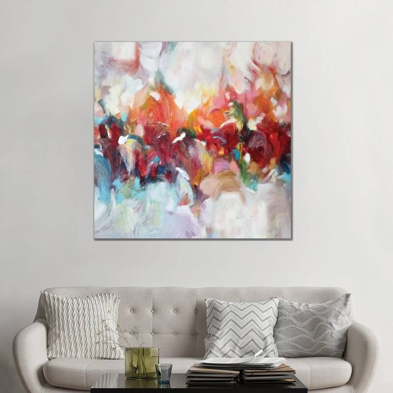 iCanvas "Abstract Flowers" by Radiana Christova Canvas Print
