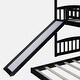 preview thumbnail 21 of 39, Twin Over Twin Bunk Bed with Slide, House Bed with Slide