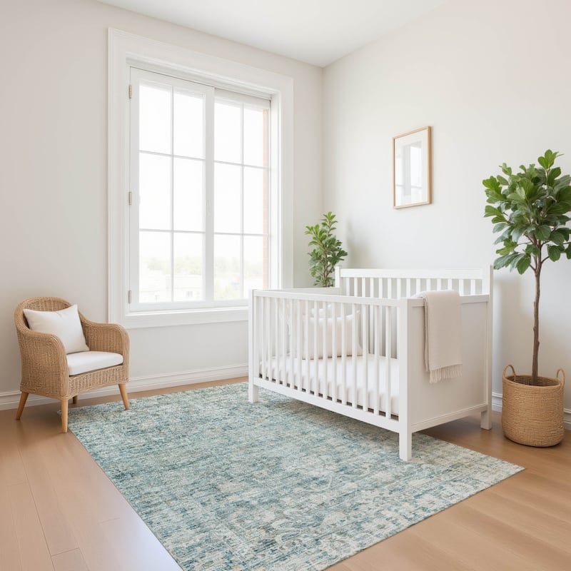 Premium Washable Super Soft Vintage Traditional Mayfield Rug