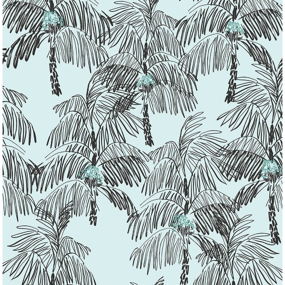 NextWall Palm Beach Peel and Stick Wallpaper